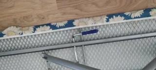 Tabla de planchar con funda floral