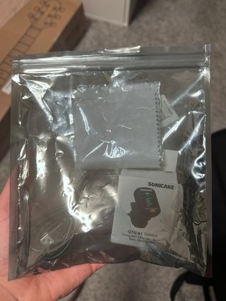 SONICAKE Guitarra Acústica-Eléctrica Portátil