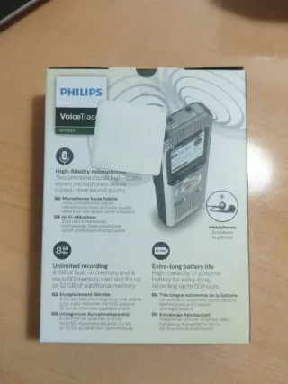 Grabadora de voz Philips VoiceTracer