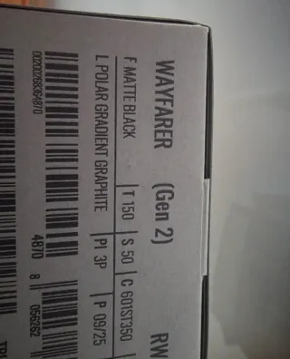 Gafas Ray-Ban Wayfarer Gen 2 Precintadas