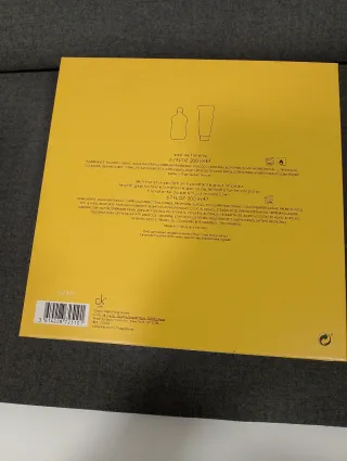 Caja vacía perfume Calvin Klein