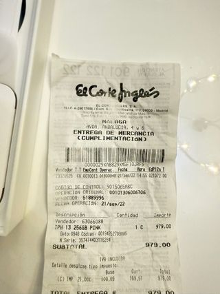 iPhone 13 Rosa 256 GB