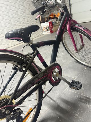 Bicicleta Popy 500 Negra y Morada