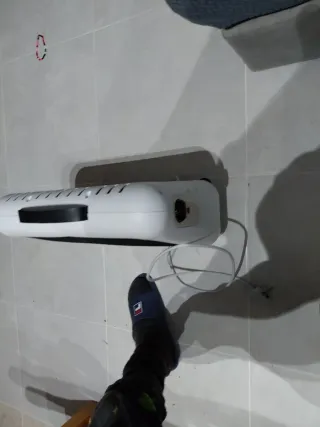 Calentador eléctrico blanco