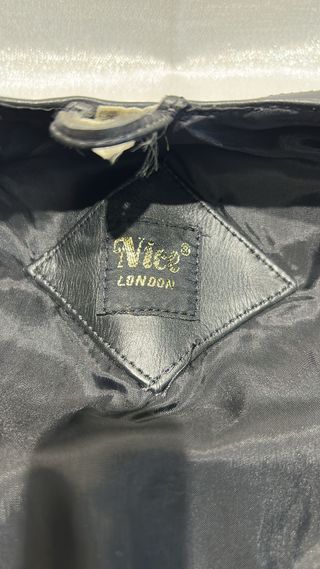 Chaleco de cuero Nice London mujer