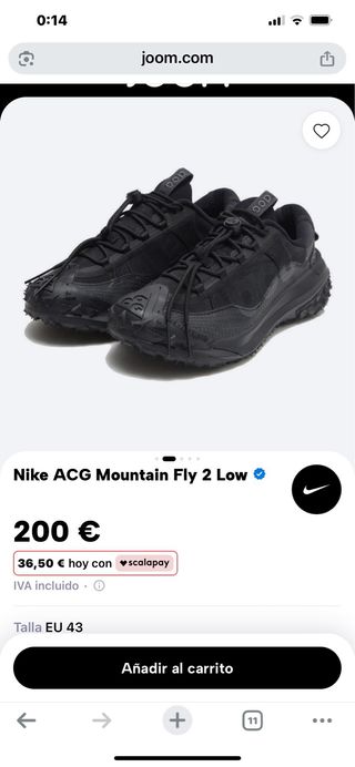 Zapatilla Nike ACG Mountain Fly 2 Low Negra