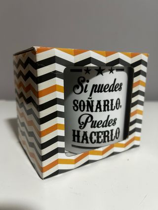 Taza con Mensaje Motivador ¡Sin estrenar!