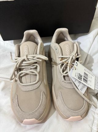 Zapatillas Adidas Cloudfoam Beige/Rosa