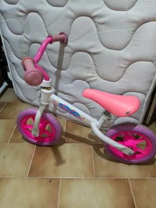 Bici de aprendizaje Chicco rosa
