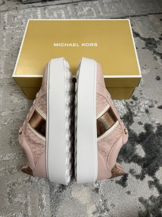 Michael Kors Zapatillas Rosa y Dorado