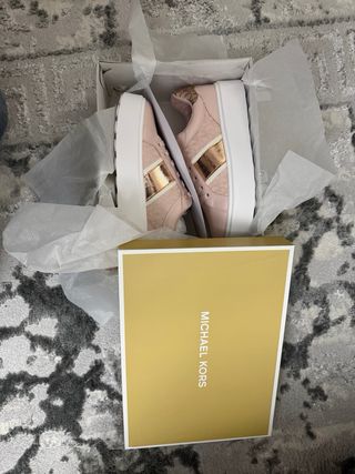 Michael Kors Zapatillas Rosa y Dorado