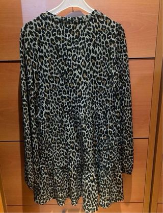 Vestido estampado leopardo