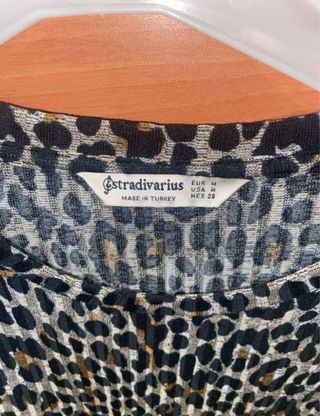 Vestido estampado leopardo