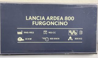 LANCIA ARDEA 800 FURGONCINO S MARTINO 1949