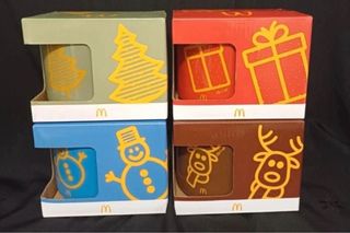 Pack 4 Tazas McDonald's Navidad