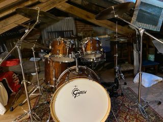 Batería Gretsch Completa Marrón