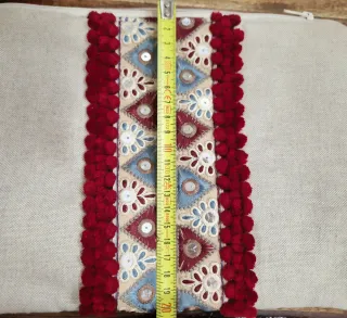 Neceser étnico hecho a mano