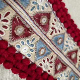 Neceser étnico hecho a mano