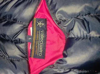 Chaleco ValeCuatro reversible azul marino/rojo