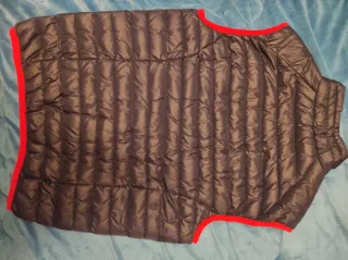 Chaleco ValeCuatro reversible azul marino/rojo