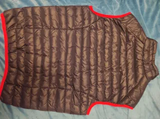 Chaleco ValeCuatro reversible azul marino/rojo