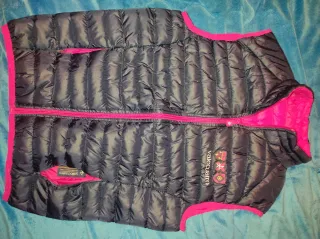 Chaleco ValeCuatro reversible azul marino/rojo