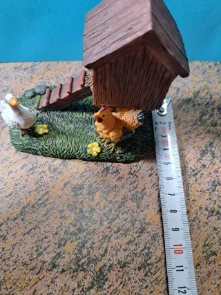 Figuras Belén Mujer y Gallinero