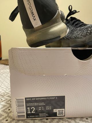 Nike Air Vapormax Flyknit 3 Negro/Gris