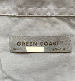 Camisa blanca bordada negra Talla L