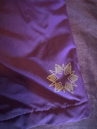 Pantalón de nieve morado para niña