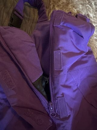 Pantalón de nieve morado para niña
