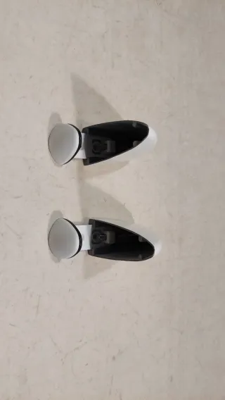 2 Soportes Clip Estantería Blancos Ajustables