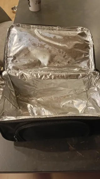 Bolsa térmica porta alimentos negra