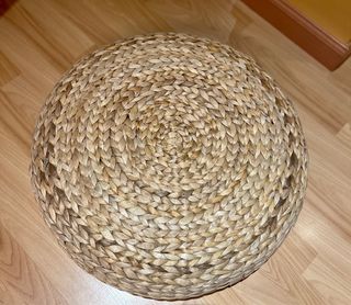 Puf redondo tejido Ikea