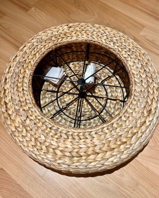 Puf redondo tejido Ikea