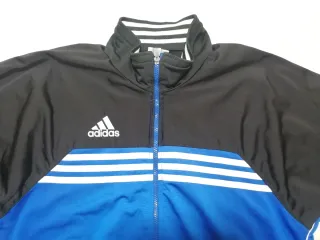 Chaqueta Adidas Vintage Azul y Negra