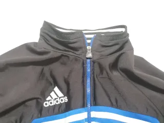 Chaqueta Adidas Vintage Azul y Negra