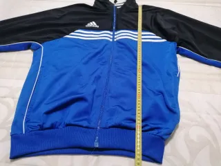 Chaqueta Adidas Vintage Azul y Negra