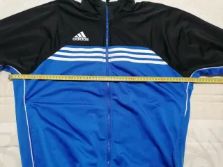 Chaqueta Adidas Vintage Azul y Negra
