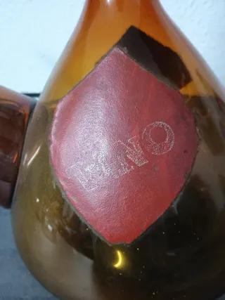 Porrón de cristal antiguo