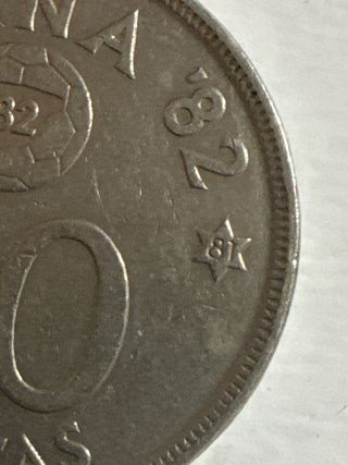 3 Monedas 50 Pesetas España 1982