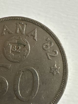 3 Monedas 50 Pesetas España 1982