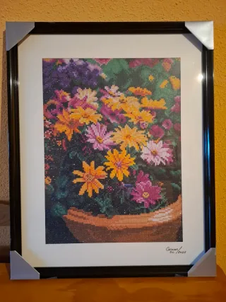 Cuadro Diamantes Perros Dálmatas Luna