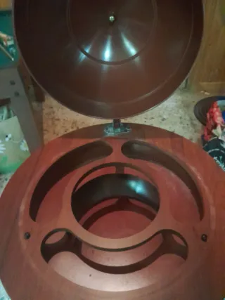 Mueble Bar Globo Terráqueo Madera