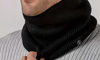 Gola de Inverno - Preto/Cinza