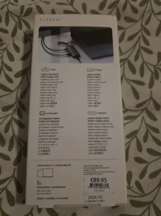 Adaptador Satechi Multiport Pro V2 con Ethernet