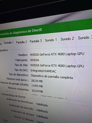 Portátil MSI i9 RTX 4080 32GB RAM