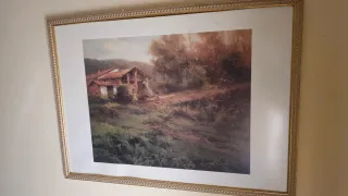 Cuadros rústicos antiguos