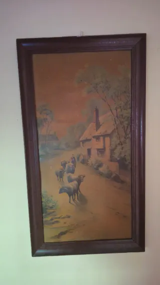 Cuadros rústicos antiguos