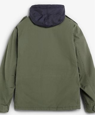 Parka militar algodón verde